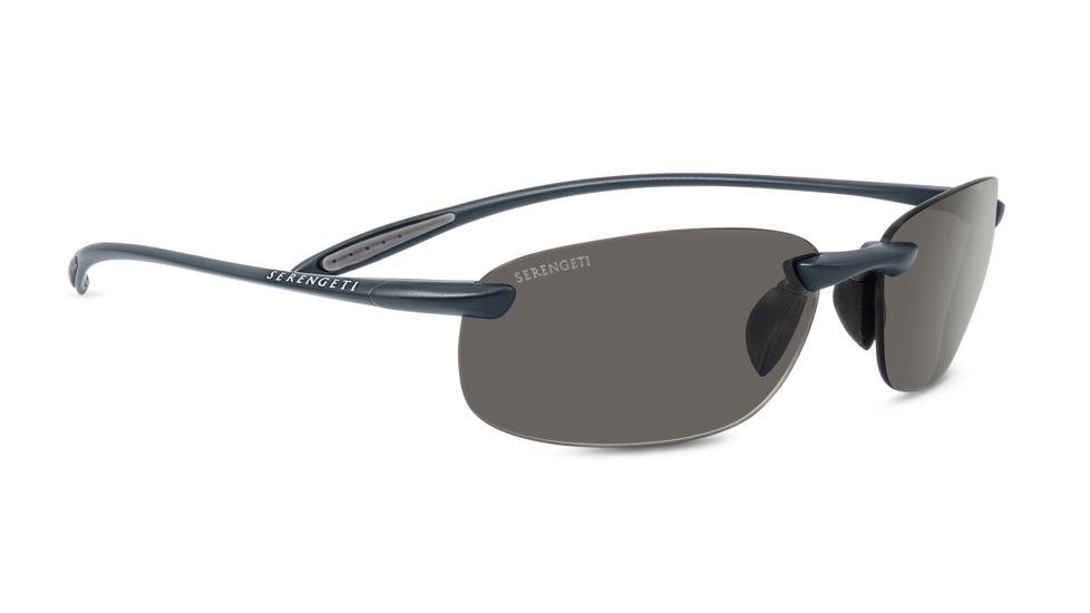 Serengeti Nuvola Sunglasses, Sanded Dark Gray, Polar PhD CPG, 8447