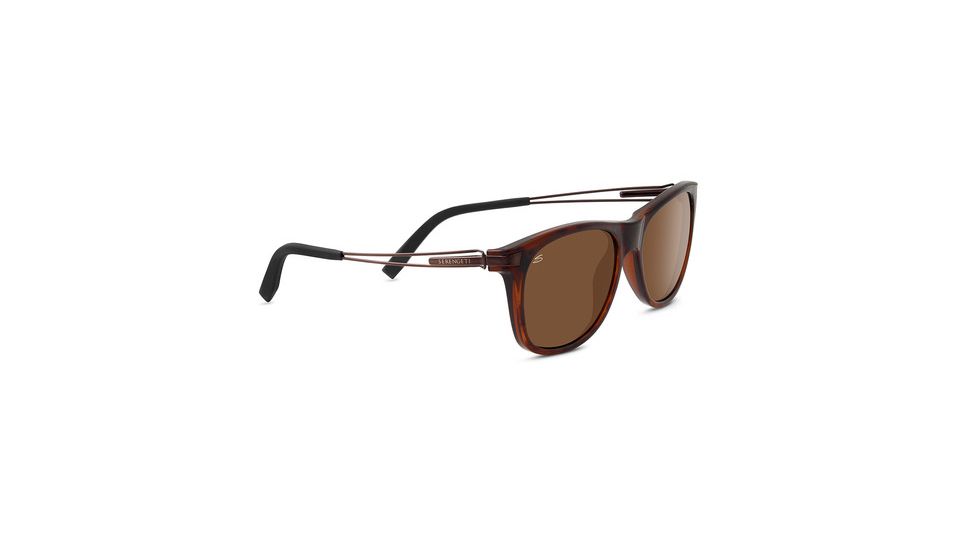 Serengeti Pavia Progressive Prescription Sunglasses, Satin Black Frame-8202PR