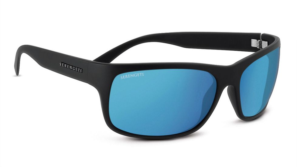 Serengeti Pistoia Progressive Prescription Sunglasses, Satin Black Frame 8298PR