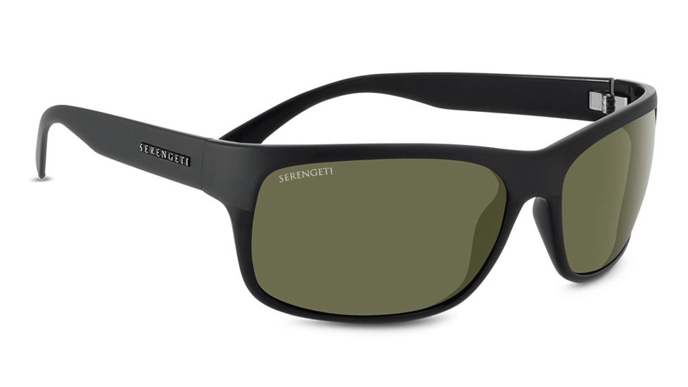 Serengeti Pistoia Progressive Prescription Sunglasses, Shiny/Satin Black Frame 8301PR