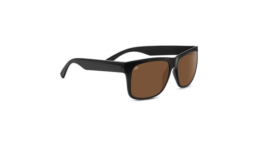 Serengeti Positano Progressive Prescription Sunglasses, Shiny Black Frame, 8369PR