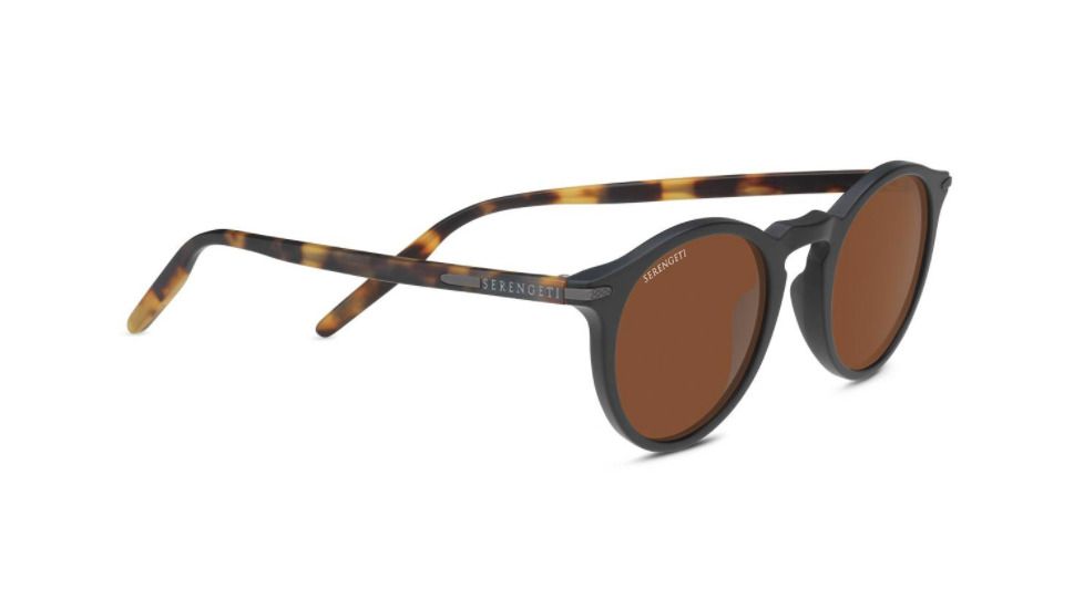 Serengeti Raffaele Progressive Prescription Sunglasses, Matte Black / Mossy Oak Frame, Polarized, Photochromic, 8837PR