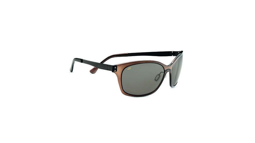 Serengeti Sara Sunglasses - Satin Dark Brown Frame and Polar PhD CPG Lens 7830