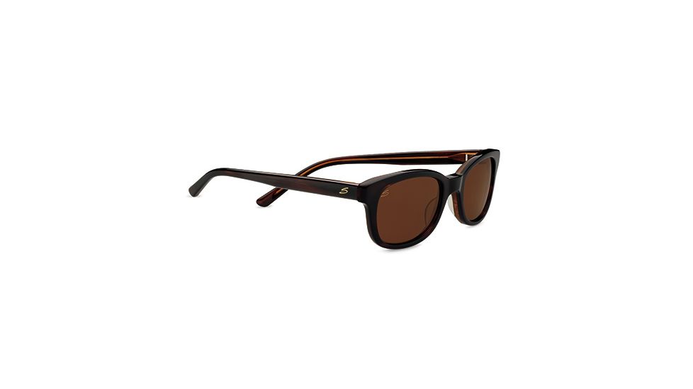 Serengeti Serena Single Vision Prescription Sunglasses, Dark Tortoise Honey Frame-7779SV
