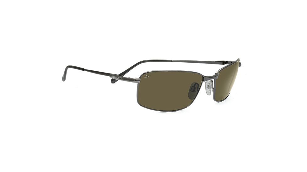 Serengeti Sorrento Progressive Rx Sunglasses Shiny Gunmetal Frame 7556