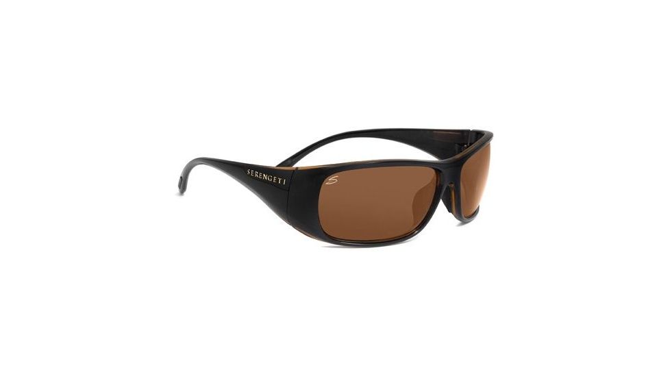 Serengeti Sunglasses Larino Crystal Brown/Blk Polar PhD DR Lens 7392