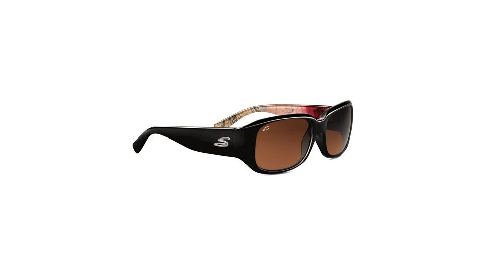 Serengeti Giuliana Rx Sunglasses, Black Abstract Frame, 7462