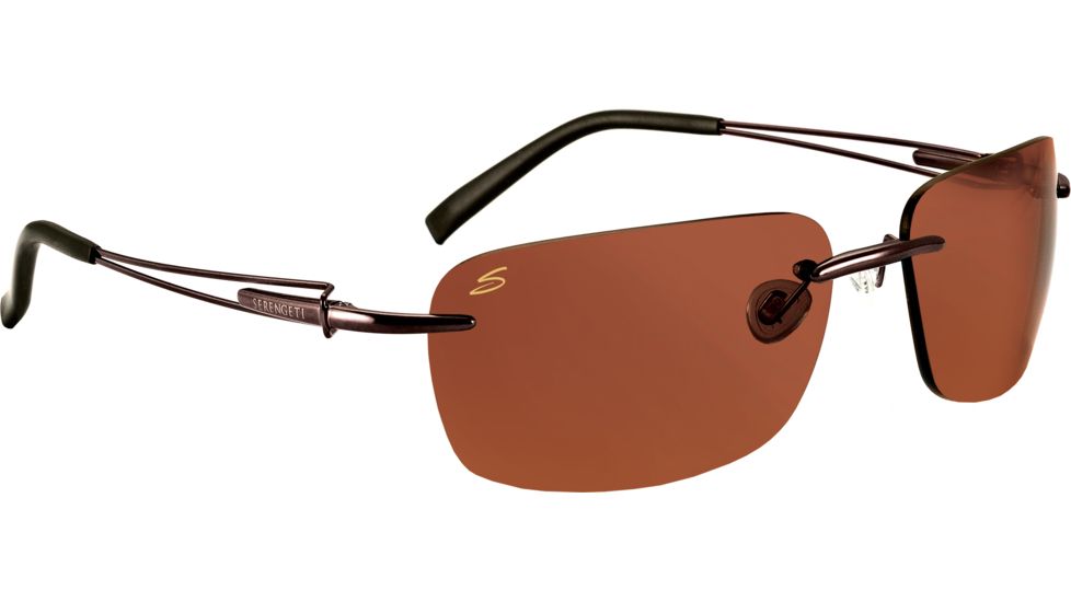 Serengeti Piers Sunglasses, Espresso Frame, Polar PhD Drivers Lens 7345