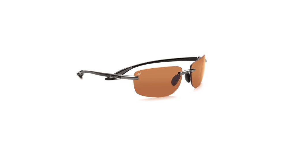 Serengeti Rotolare, Shiny Black Frame, Polar PhD Drivers Lens, 7476