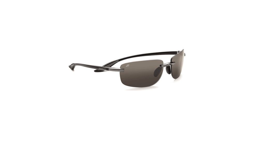 Serengeti Rotolare, Shiny Black Frame, Polar PhD CPG Lens, 7477