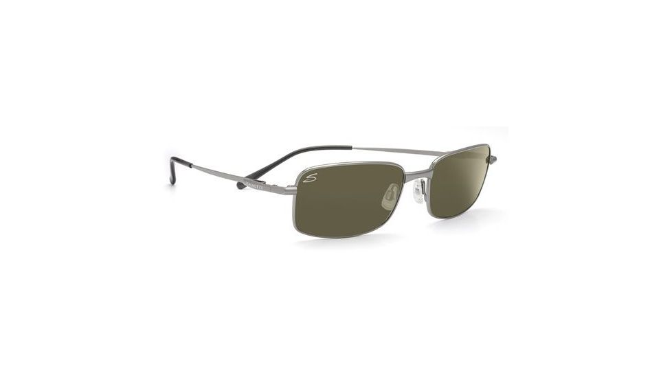 Serengeti Siena Sunglasses 7322 Gunmetal / Matte Gun Frame 555nm Polarized Lens