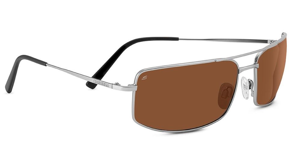 Serengeti Treviso Progressive Prescription Sunglasses, Satin Titanium Frame, 8438PR