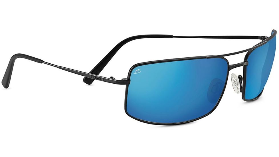 Serengeti Treviso Progressive Prescription Sunglasses, Satin Black Frame 8304PR