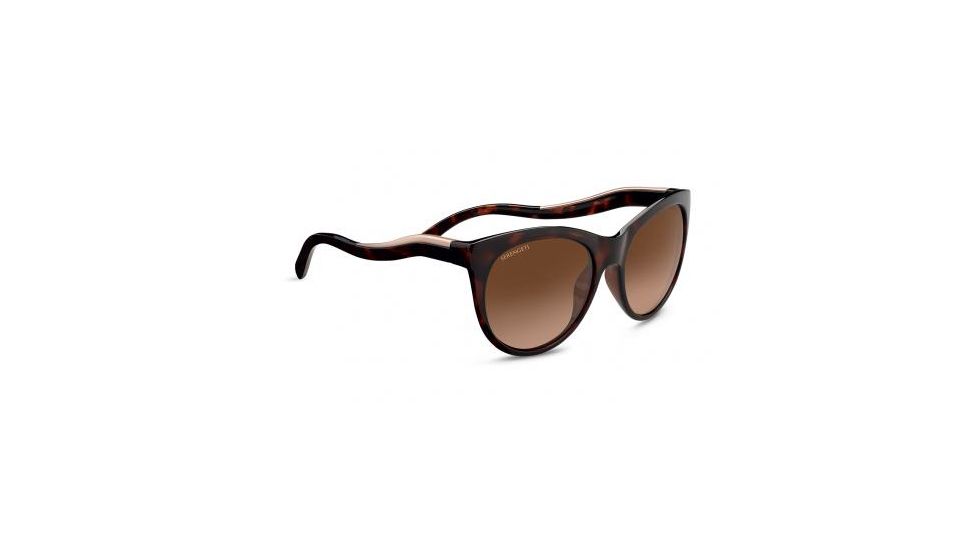 Serengeti Valentina Progressive Prescription Sunglasses, Shiny Dark Tortoise Frame, 8567PR