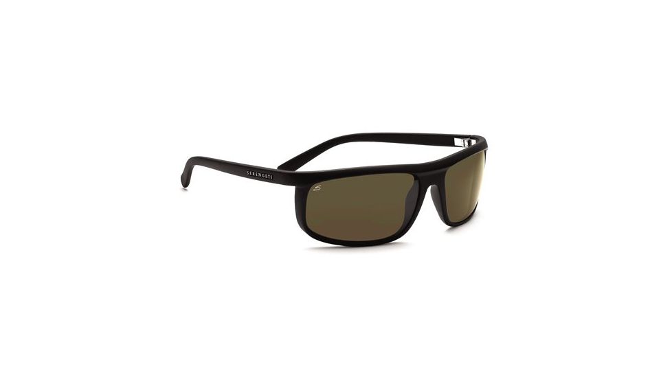 Serengeti Velino Single Vision Rx Sunglasses - Satin Black Frame 7468