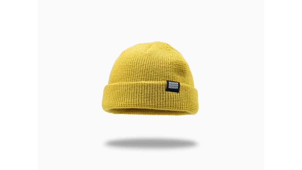 Session Brand Acrylic Wool Beanie, Autumn Gold, 35-001-10
