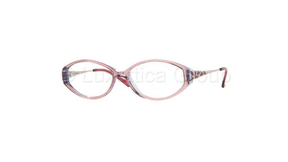 Sferoflex Eyeglasses SF1523 with Lined Bifocal Rx Prescription Lenses C363-5315 - Top Orange On Violet A 