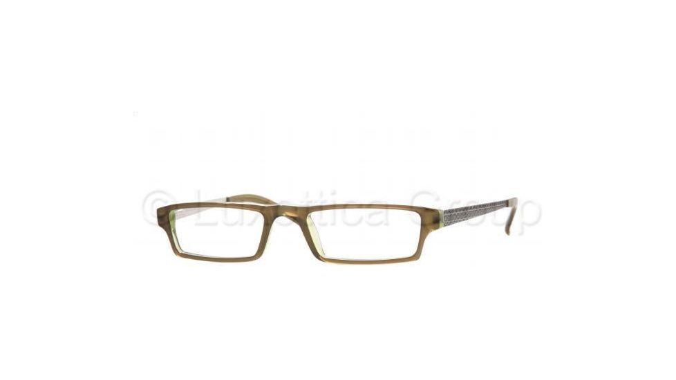 Sferoflex Eyeglasses SF1527 with Rx Prescription Lenses C236-5018 - Top Green On Green Tra 