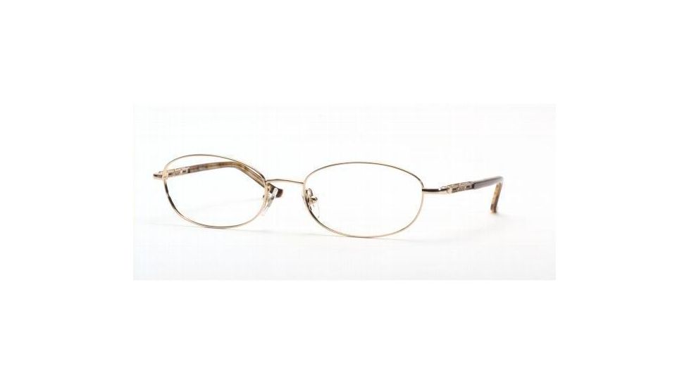 Sferoflex Eyeglasses Frames SF2520-108-5118 51 mm Lense Diameter / Gold Frame w/Non-Rx Lenses