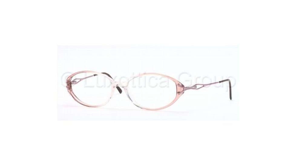 Sferoflex Eyeglasses SF1506B with No-Line Progressive Rx Prescription Lenses, Select Frame Color / Lens Diameter Transparent Gradient Brown Frame / 53 mm Prescription Lenses