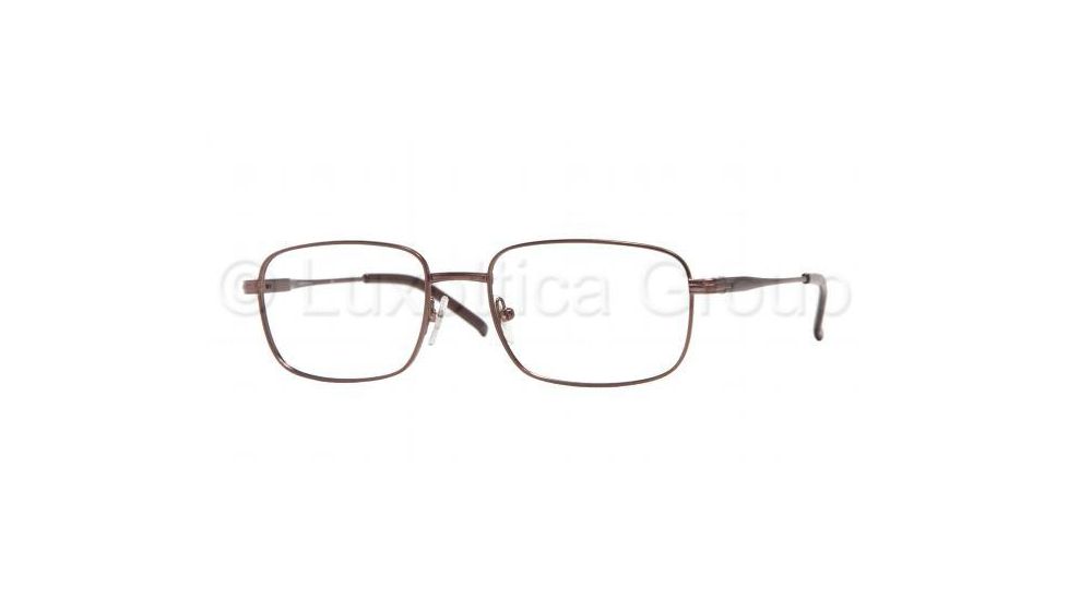 Sferoflex Eyeglasses SF2197 with No-Line Progressive Rx Prescription Lenses, Select Frame Color / Lens Diameter Matte - Dark Brown Frame / 52 mm Prescription Lenses