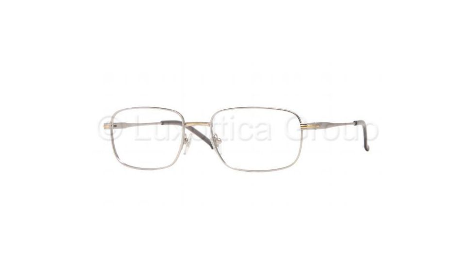 Sferoflex Eyeglasses SF2197 with No-Line Progressive Rx Prescription Lenses, Select Frame Color / Lens Diameter Matte Silver+part. Gold Frame / 54 mm Prescription Lenses