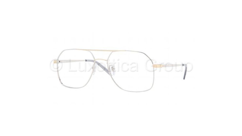 Sferoflex SF2220 Bifocal Eyeglasses - Silver-Gold Demo Lens Frame / 54 mm Prescription Lenses, 131-5416