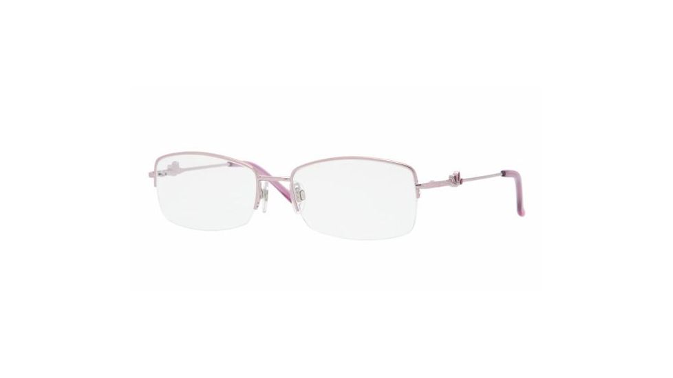 Sferoflex Eyeglasses SF2553 with No-Line Progressive Rx Prescription Lenses, Select Frame Color / Lens Diameter Light Pink Frame / 53 mm Prescription Lenses