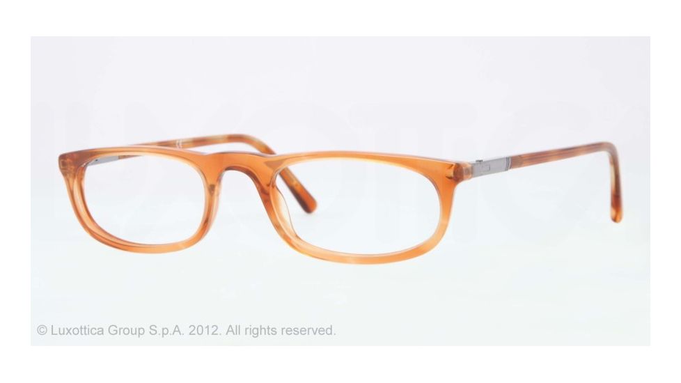 Sferoflex SF1137 Eyeglass Frames C564-50 - Honey Havana Frame, Demo Lens Lenses