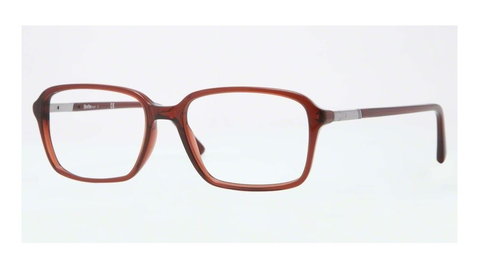 Sferoflex SF1138 Bifocal Prescription Eyeglasses C563-54 - Trasparent Brown Frame, Demo Lens Lenses