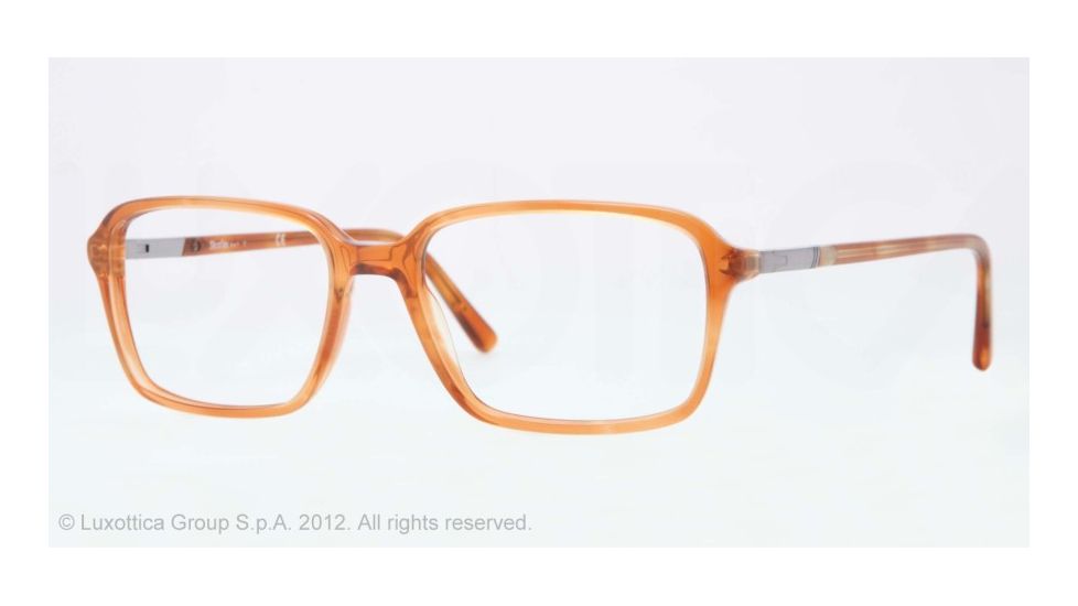 Sferoflex SF1138 Bifocal Prescription Eyeglasses C564-54 - Honey Havana Frame, Demo Lens Lenses