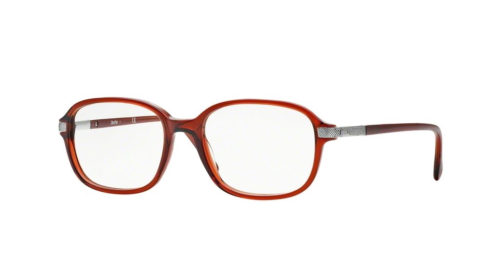 Sferoflex SF1141 Progressive Prescription Eyeglasses C563-52 - Trasparent Brown Frame