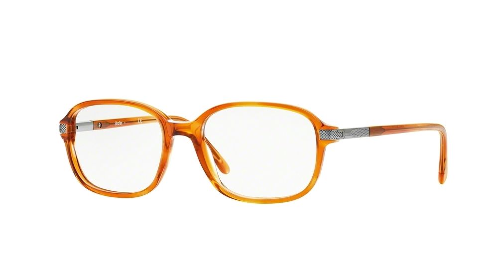 Sferoflex SF1141 Progressive Prescription Eyeglasses C564-52 - Honey Havana Frame