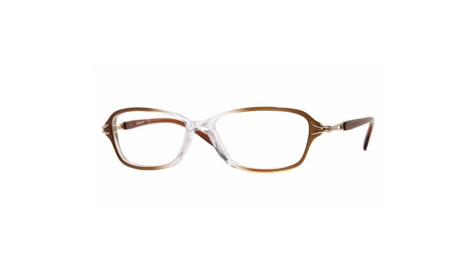Sferoflex SF1520 #C392 - Transparent Gradient Brown Frame, Demo Lens Lenses