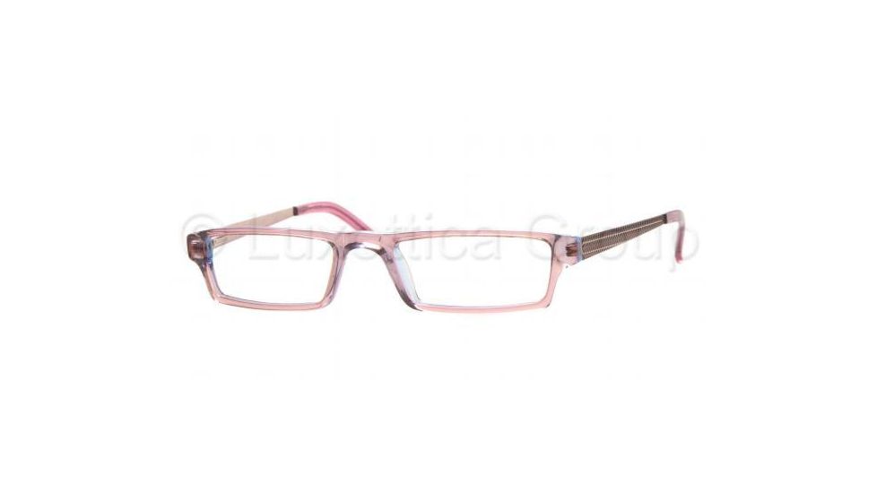 Sferoflex SF1527 SV Prescription Eyeglasses - Top Orange On Violet A Demo Lens Frame w/ 50 mm Diameter Lenses, C363-5018