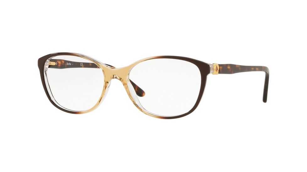 Sferoflex SF1548 Progressive Prescription Eyeglasses, 52mm, Gradient Light Brown, SF1548-C634-52-PRO