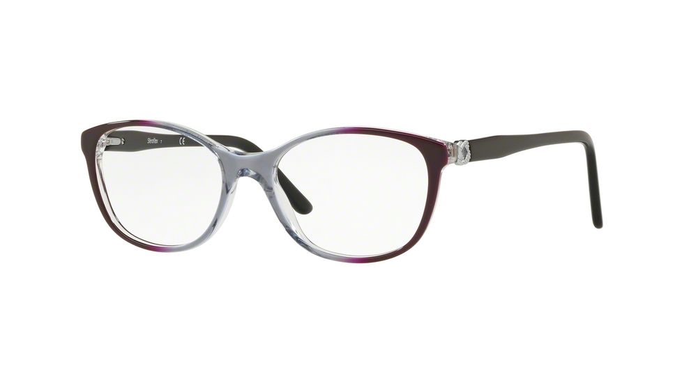 Sferoflex SF1548 Progressive Prescription Eyeglasses, 52mm, Avio Violet, SF1548-C635-52-PRO