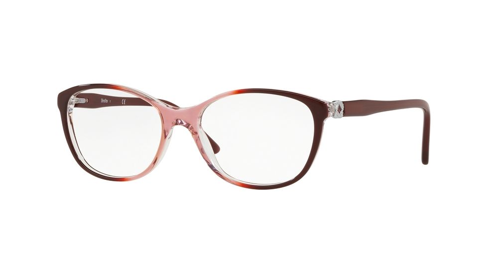 Sferoflex SF1548 Progressive Prescription Eyeglasses, 52mm, Pink Cyclamen, SF1548-C636-52-PRO