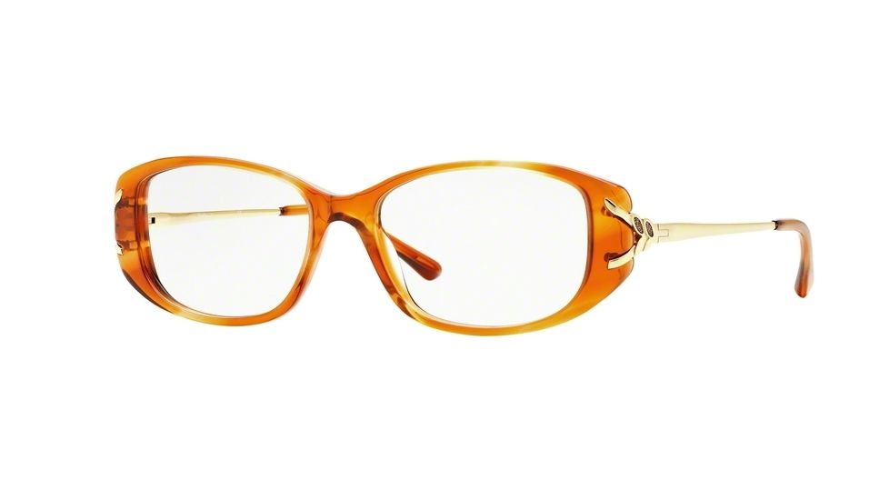 Sferoflex SF1551 Eyeglass Frames C576-52 - Honey Havana Frame