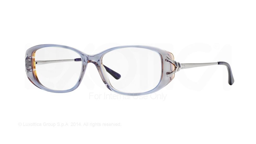 Sferoflex SF1551 Eyeglass Frames C577-52 - Azure/violet/yellow Frame