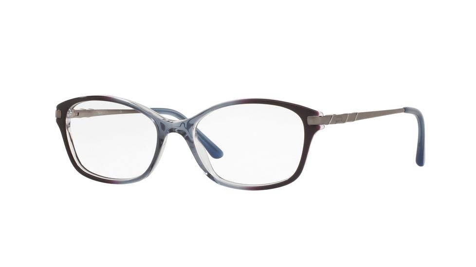 Sferoflex SF1556 Progressive Prescription Eyeglasses C592-51 - Gradient Avio Violet Frame