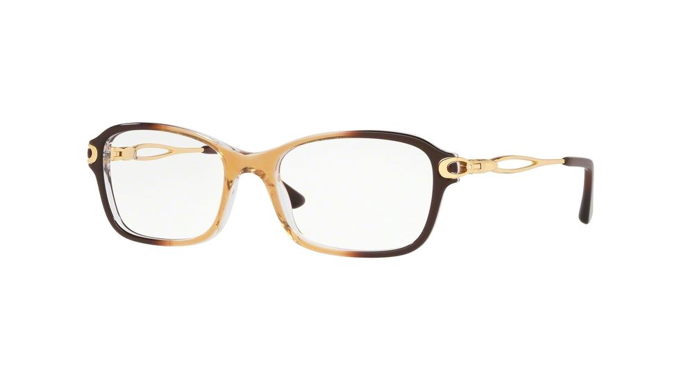 Sferoflex SF1557B Single Vision Prescription Eyeglasses, 50mm, Gradient Brown, SF1557B-C634-50-SV