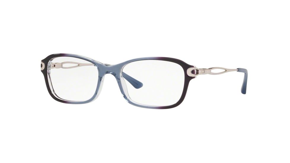 Sferoflex SF1557B Single Vision Prescription Eyeglasses, 50mm, Ivory Gradient Violet, SF1557B-C635-50-SV