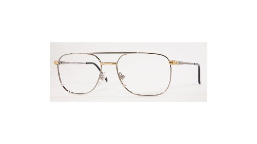 Sferoflex SF2043U SV Prescription Eyeglasses Silver-Gold Frame / 54 mm Prescription Lenses, 131-5417
