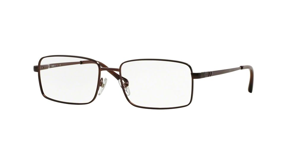 Sferoflex SF2248 Progressive Prescription Eyeglasses 355-55 - Matte - Dark Brown Frame, Demo Lens Lenses