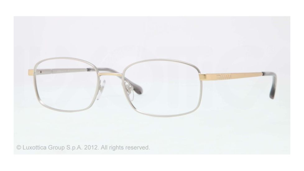 Sferoflex SF2250 Eyeglass Frames 131S-52 - Matte Silver &amp; Part.Gold Frame