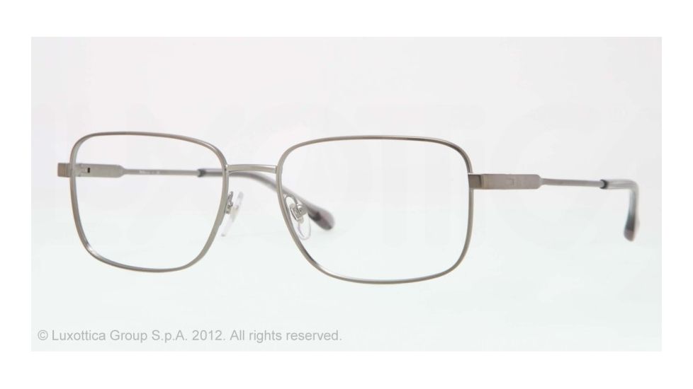 Sferoflex SF2257 Progressive Prescription Eyeglasses 231-53 - Matte Gunmetal Frame, Demo Lens Lenses