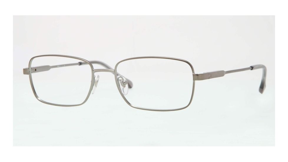 Sferoflex SF2258 Single Vision Prescription Eyeglasses 231-52 - Matte Gunmetal Frame, Demo Lens Lenses