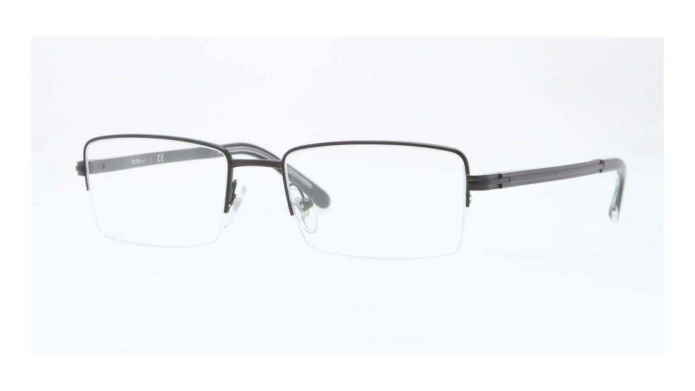 Sferoflex SF2261 Single Vision Prescription Eyeglasses 136-52 - Matte Black Frame
