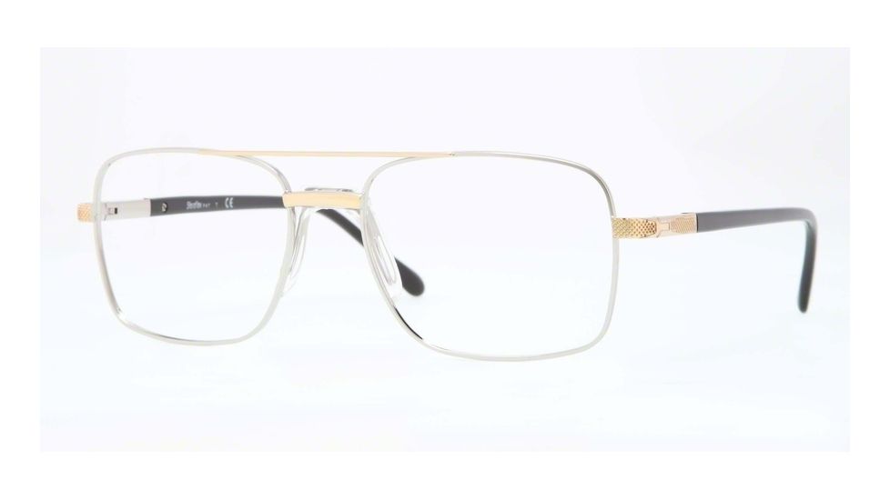 Sferoflex SF2263 Progressive Prescription Eyeglasses 131-54 - Silver-Gold Frame